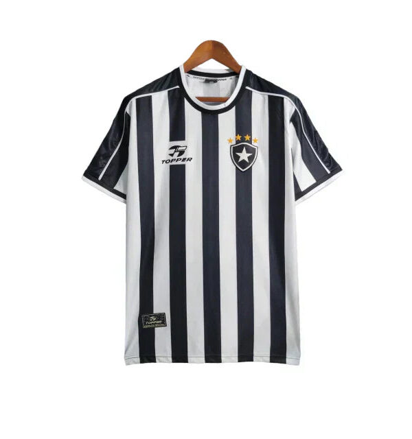 Camisa Botafogo l Retrô 99/20 Torcedor Masculina - Preta e Branca