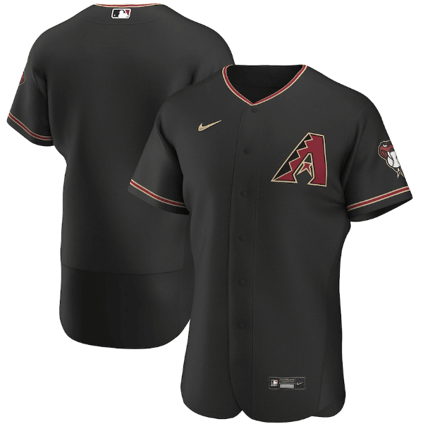 Jersey Arizona Diamondbacks Preta Authentic