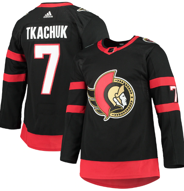 Camisa NHL Ottawa Senators Jersey Preta