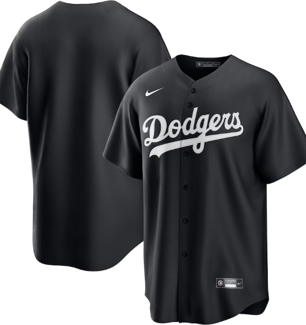 Camisa MLB Los Angeles Dodgers Jersey Preta