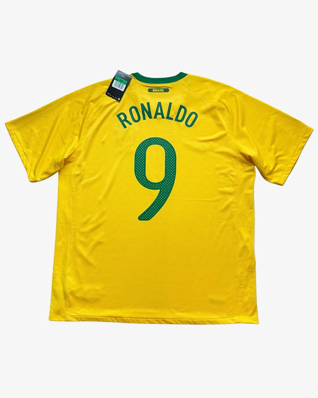 Camisa Da Seleção Brasileira 2010/11 Home Nº 9 Ronaldo - Nike (Lendário R9 Da Copa Do Mundo) - Imagem 4