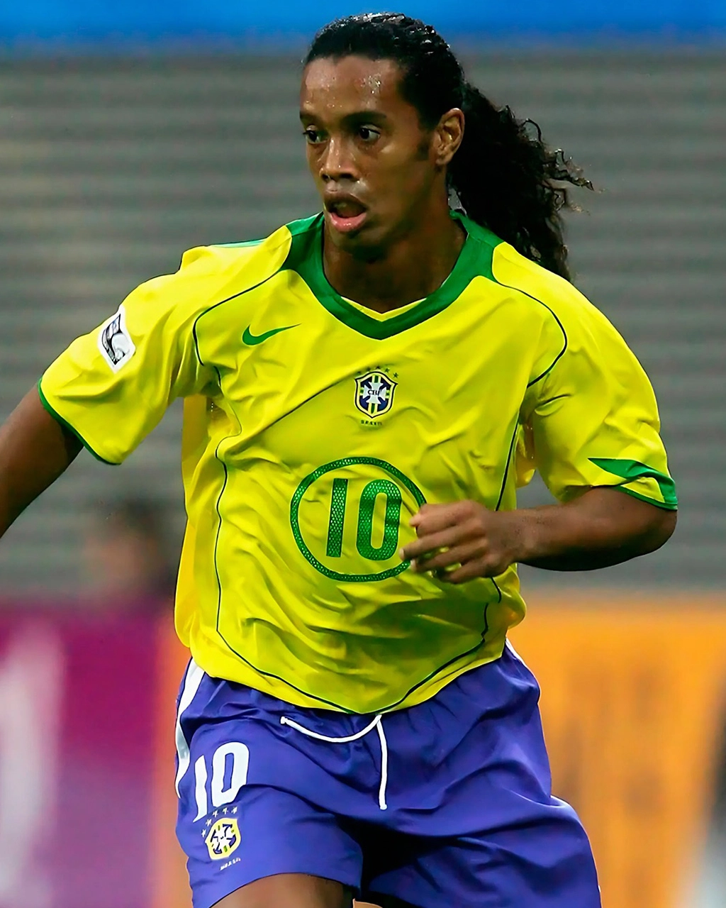 Camisa Nike Brasil Reedição Total 90 Ronaldinho Nº 10 Masculina - Imagem 10