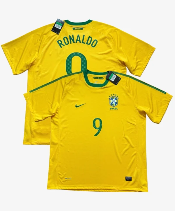 Camisa Da Seleção Brasileira 2010/11 Home Nº 9 Ronaldo - Nike (Lendário R9 Da Copa Do Mundo)