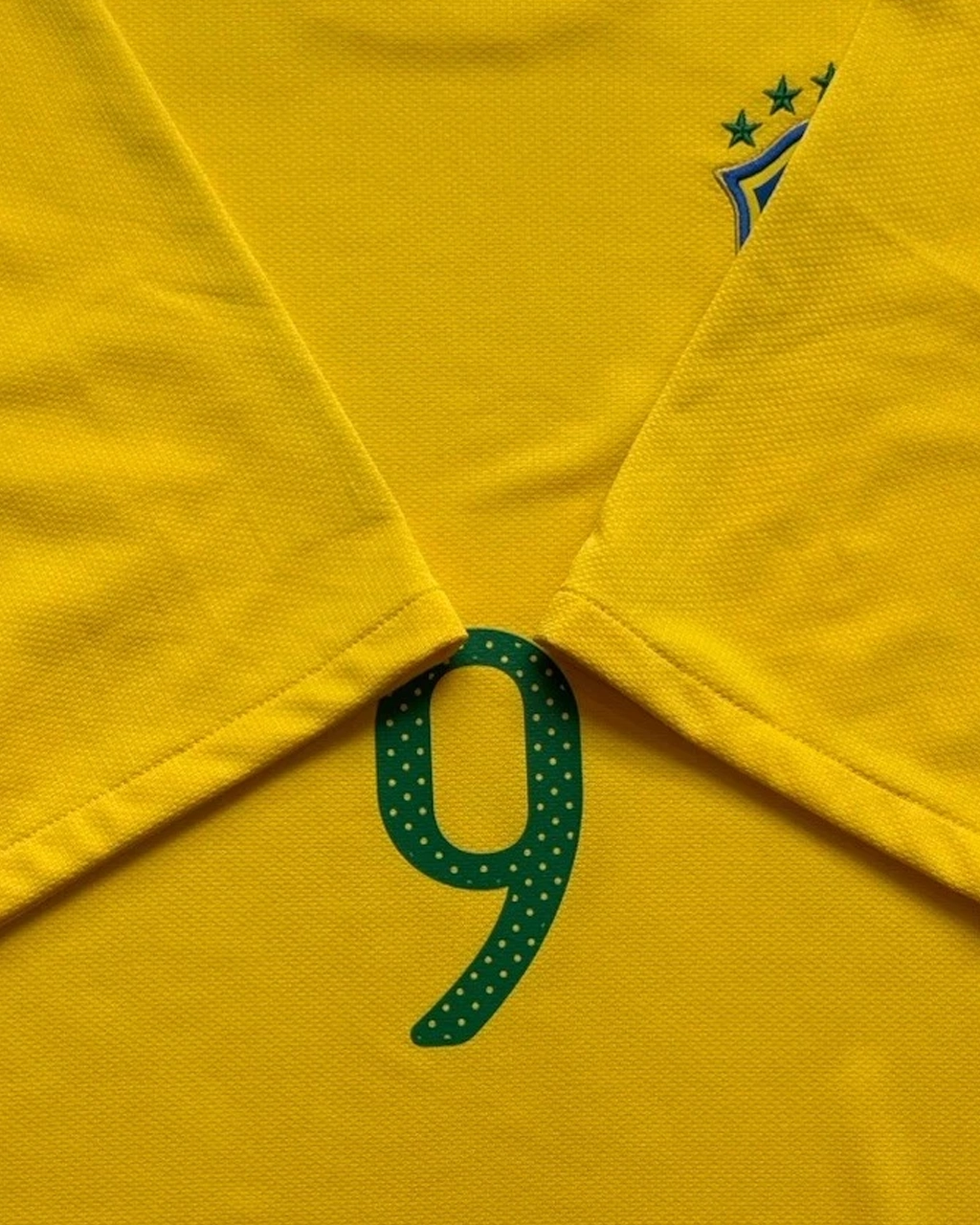 Camisa Da Seleção Brasileira 2010/11 Home Nº 9 Ronaldo - Nike (Lendário R9 Da Copa Do Mundo) - Imagem 6