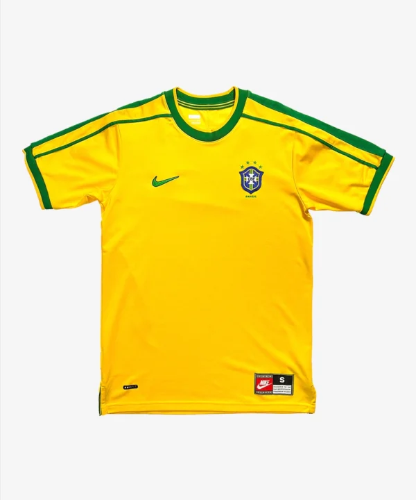 Camisa Nike Brasil 1998 Reedição Home Masculina