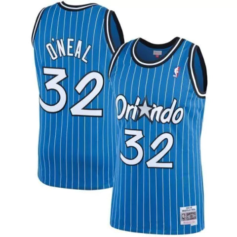 Regata NBA Orlando Magic Retrô 1994-1995 Mitchell & Ness Authentic O' Neal 32 - Azul