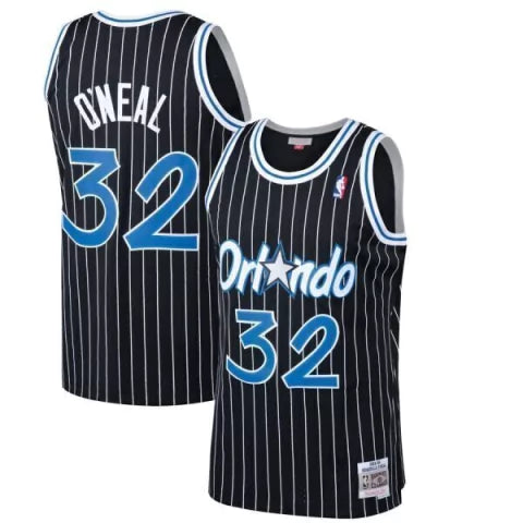 Regata NBA Orlando Magic Retrô 1994-1995 Mitchell & Ness Authentic O' Neal 32 - Preta