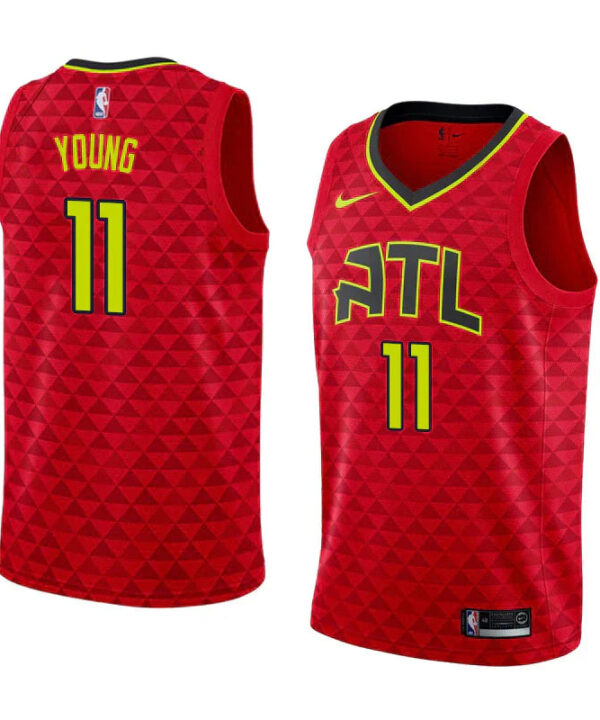 Regata NBA Atlanta Hawks Nike Authentic Young 11 - Vermelha