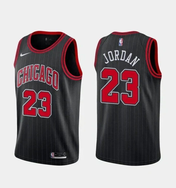 Regata NBA Chicago Bulls Nike Authentic Jordan 23 - Preta