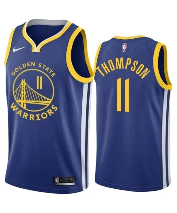 Regata NBA Golden State Warriors Nike Authentic Swingman Thompson 11 - Azul