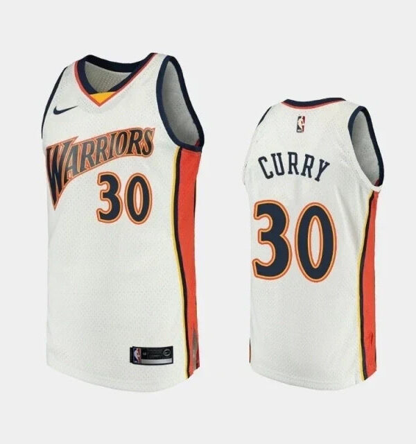 Regata NBA Golden State Warriors Retrô Nike Authentic Swingman Curry 30
