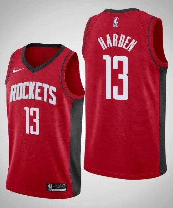 Regata NBA Houston Rockets City 19/20 Edition Nike Authentic Swingman Harden 13 - Vermelha