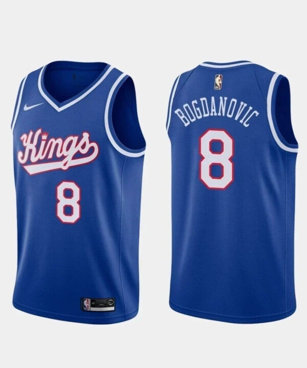 Regata NBA Sacramento Kings City Edition Nike Authentic Swingman Bogdanovic 8 - Azul