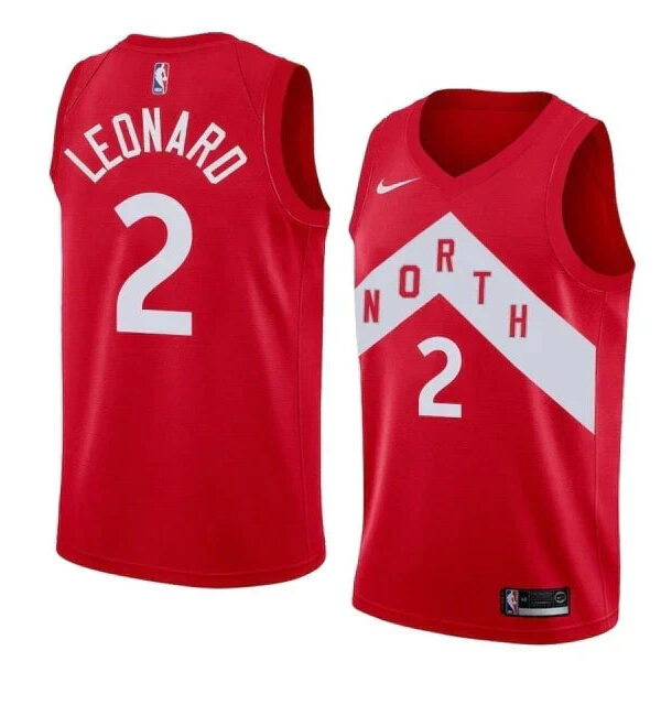Regata NBA Toronto Raptors Nike Authentic Swingman Leonard 2 - Vermelha