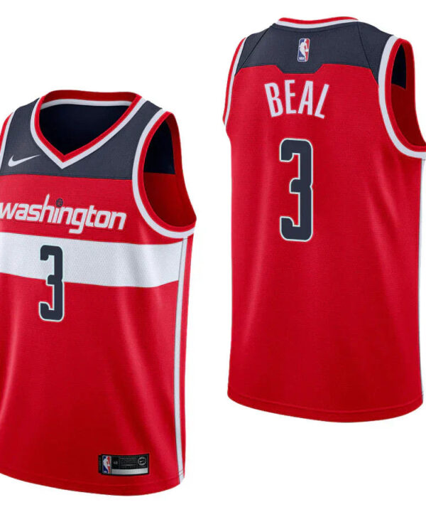 Regata NBA Washington Wizards Nike Authentic Swingman Beal 3- Vermelha