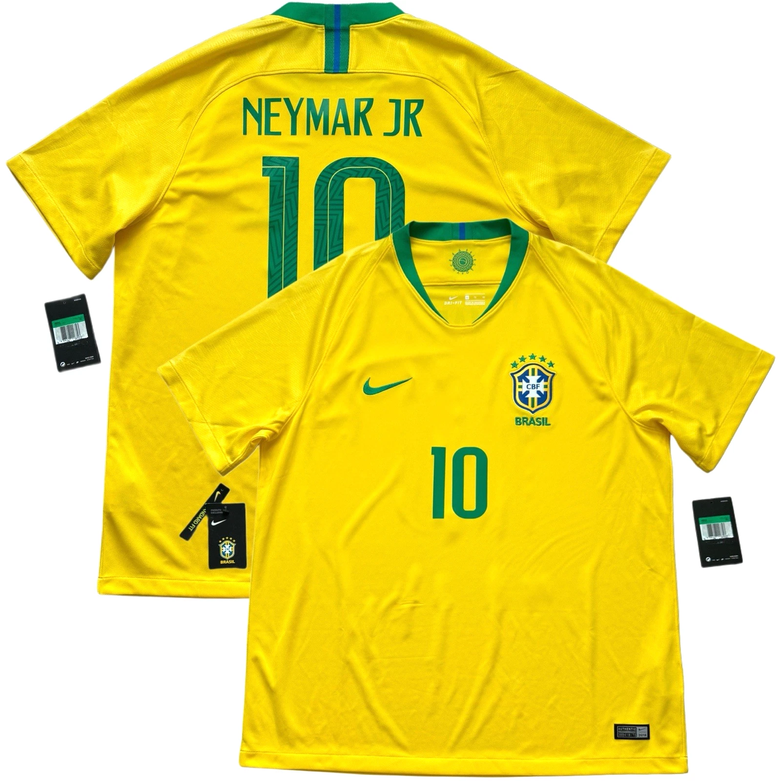 Camisa Da Seleção Brasileira 2018 Home Nº 10 Neymar - Nike - Imagem 2