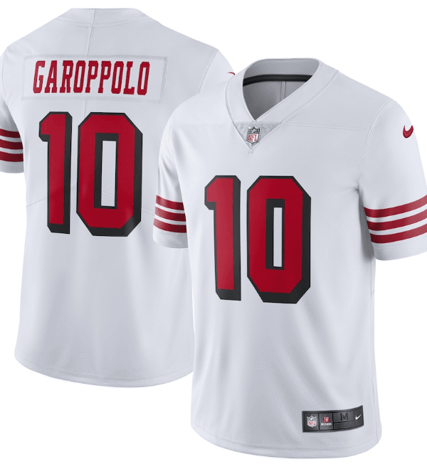 Camisa NFL San Francisco 49ers Vapor Limited Jersey Branca Preta