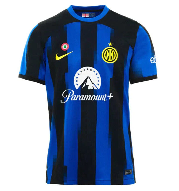 Camisa Inter de Milão Home 23/24 s/n° Torcedor Masculina - Azul e Preto