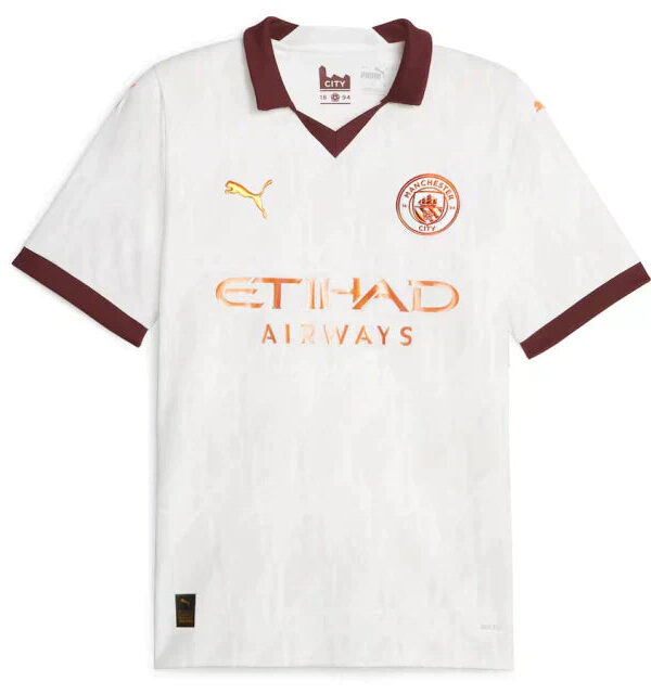 Camisa Manchester City Away 23/24 s/n° Torcedor Masculina - Branco