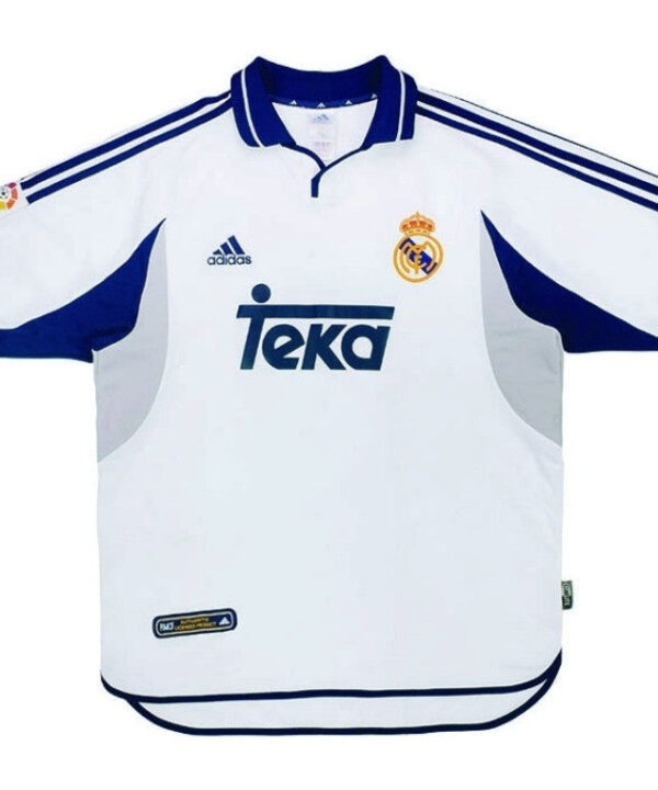 Camisa Real Madrid I Home 2000/01 Adidas Retrô
