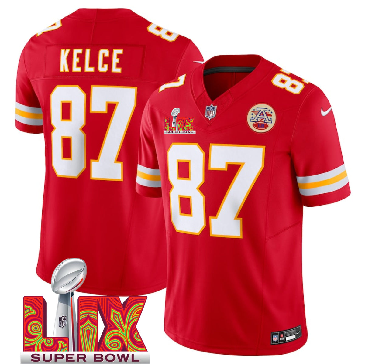 Camisa NFL Kansas City Chiefs Vapor F.U.S.E. Limited Jersey SB LVIX - Imagem 3