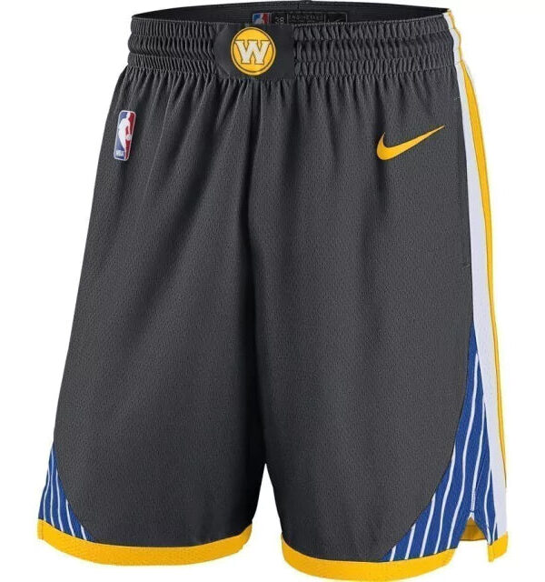 Bermuda NBA Golden State Warriors Nike Authentic - Preta