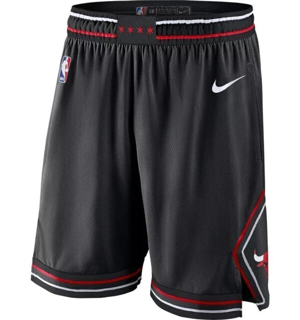 Bermuda NBA Chicago Bulls Nike Authentic - Preta