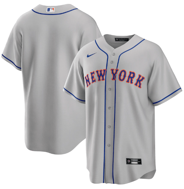 Jersey New York Mets Cinza Torcedor