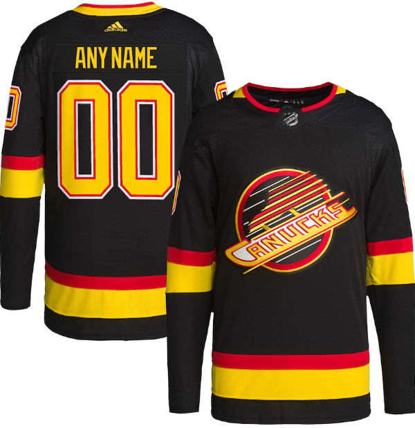 Camisa NHL Vancouver Canucks Jersey Preta