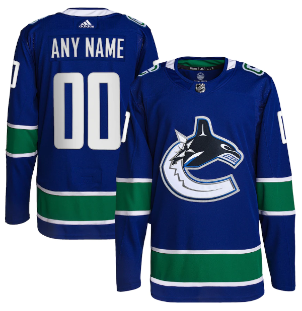 Camisa NHL Vancouver Canucks Jersey Azul