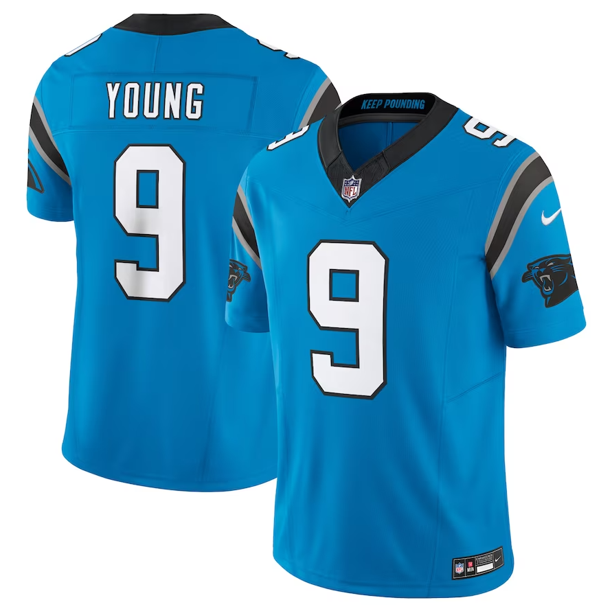 Camisa NFL Carolina Panthers Vapor F.U.S.E. Limited Jersey Azul - Imagem 2