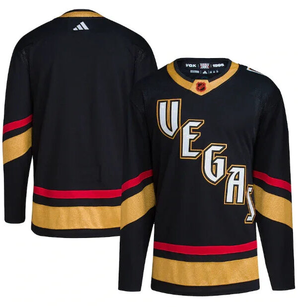Camisa NHL Vegas Golden Knights Reverse Retrô 2.0 Jersey Preta
