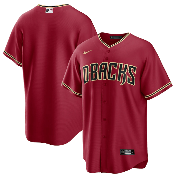 Jersey Arizona Diamondbacks Vermelha Torcedor