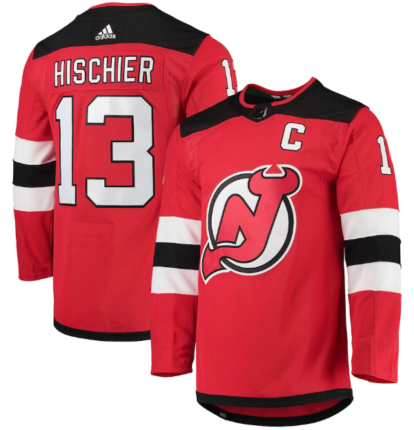 Camisa NHL New Jersey Devils Jersey Vermelha