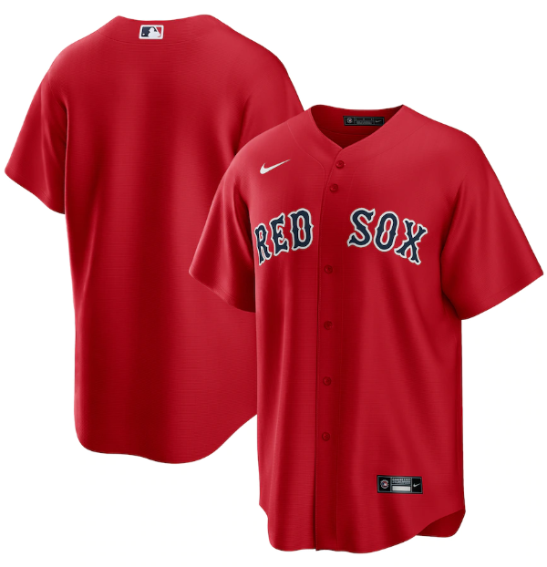 Camisa MLB Boston Red Sox Jersey Vermelha Torcedor