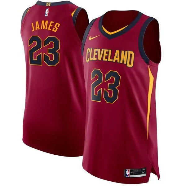 Regata NBA Cleveland Cavaliers Edition 20/21 Nike Authentic James 23 - Vermelha