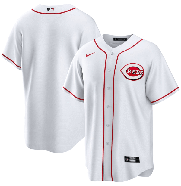 Jersey Cincinnati Reds Branca Torcedor