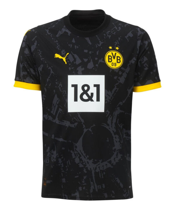Camisa Borussia Dortmund Away 23/24 s/n° Torcedor Puma Masculina - Preta